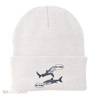 Funny Shark Da Dum Da Dum Beanie thumb 0