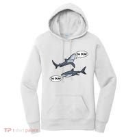 Funny Shark Da Dum Da Dum Women's Hoodie thumb 0