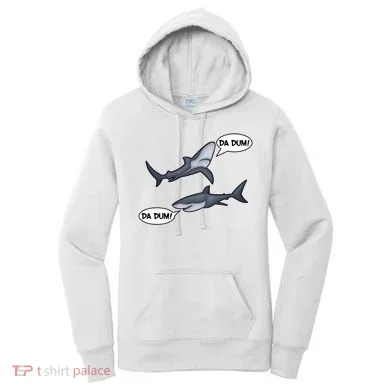Funny Shark Da Dum Da Dum Women's Hoodie