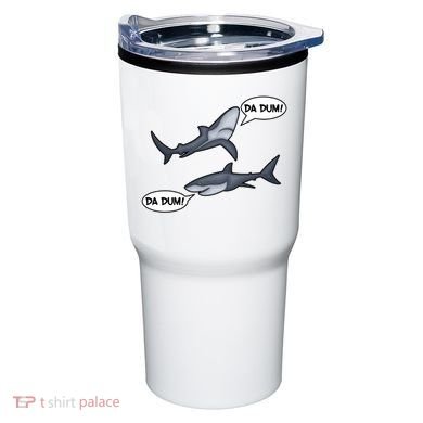 Funny Shark Da Dum Da Dum Tumbler
