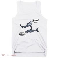 Funny Shark Da Dum Da Dum Tank Top thumb 0