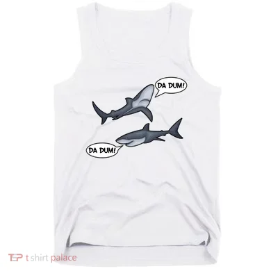 Funny Shark Da Dum Da Dum Tank Top