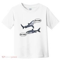 Funny Shark Da Dum Da Dum Toddler T-Shirt thumb 0