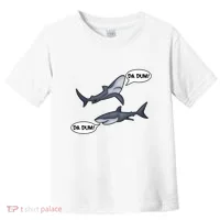 Funny Shark Da Dum Da Dum Toddler T-Shirt thumb 0