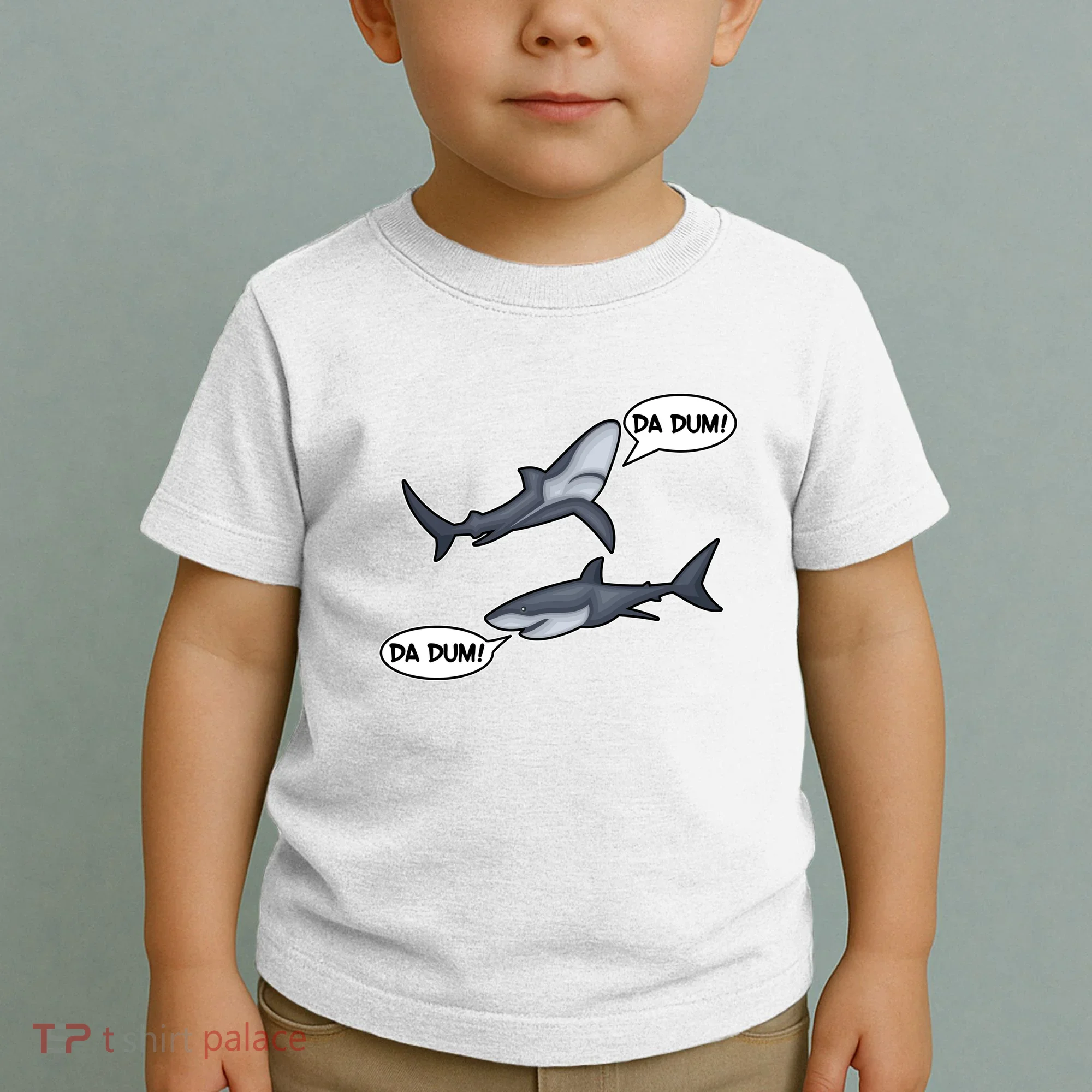 Funny Shark Da Dum Da Dum Toddler T-Shirt