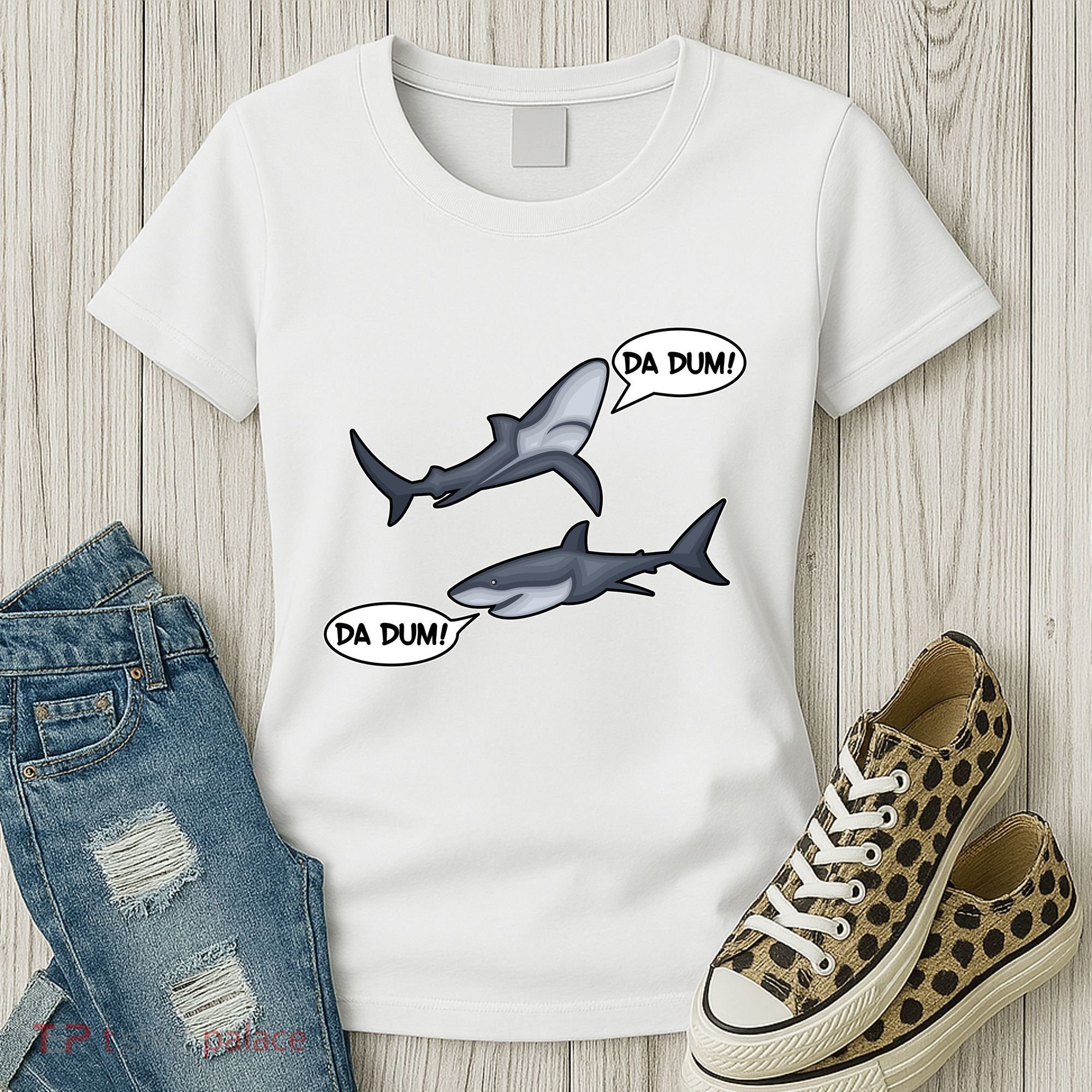 Funny Shark Da Dum Da Dum Women's T-Shirt