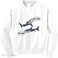 Funny Shark Da Dum Da Dum Kids Sweatshirt thumb 0
