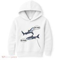 Funny Shark Da Dum Da Dum Kids Hoodie thumb 0