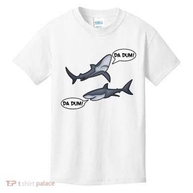 Funny Shark Da Dum Da Dum Kids T-Shirt