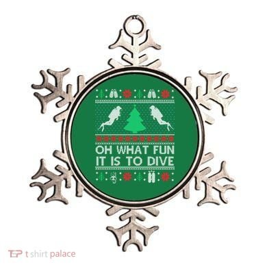 Funny Scuba Diving Diver Ugly Christmas Xmas Ornament