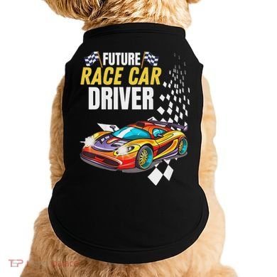 Funny Sarcastic Design Future Race Car Driver Doggie Tank