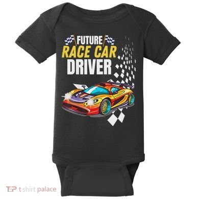 Funny Sarcastic Design Future Race Car Driver Baby Bodysuit