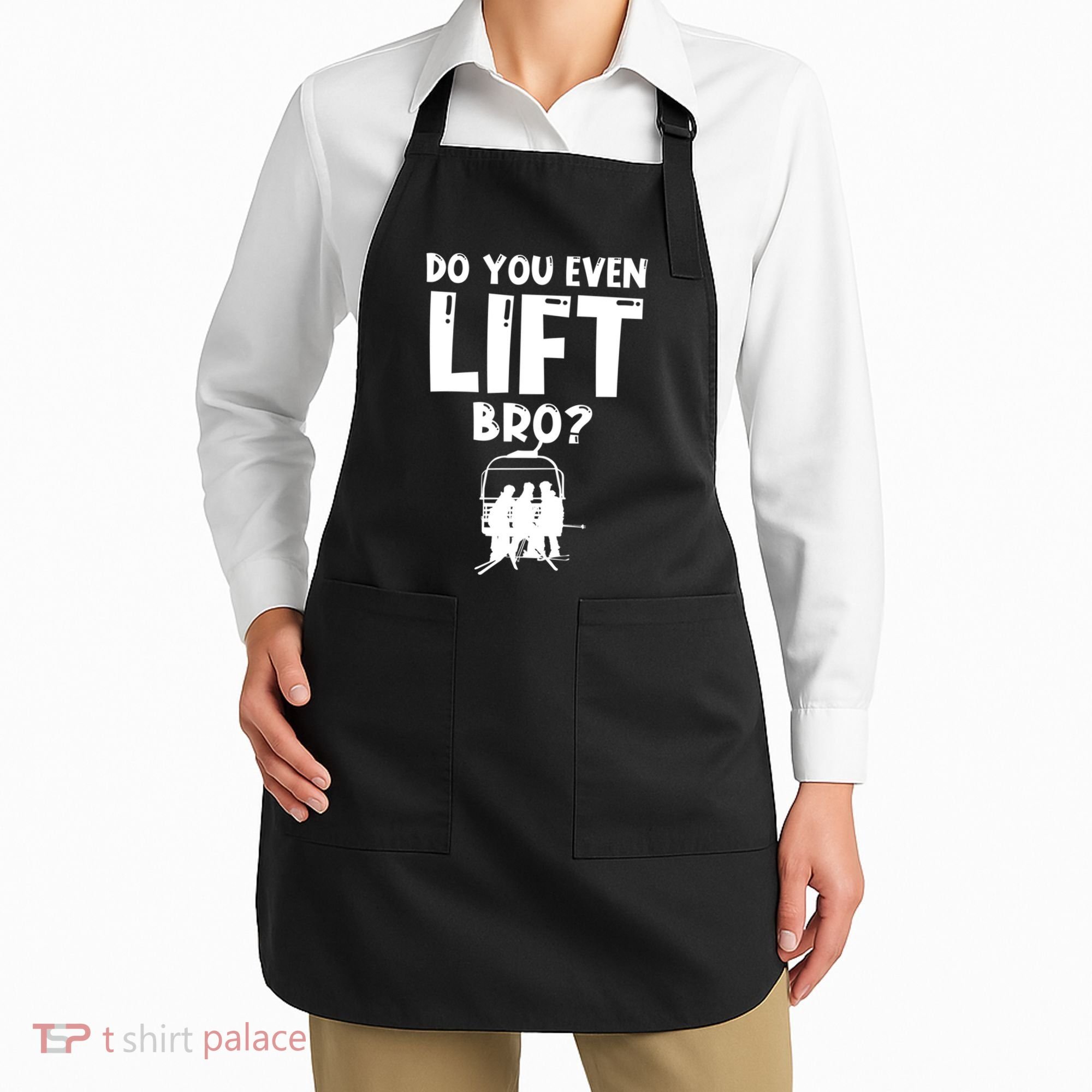 Funny Ski Do You Even Lift Snowboard Skiing Apron