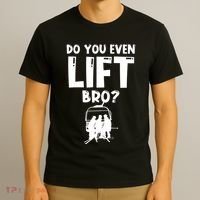 Funny Ski Do You Even Lift Snowboard Skiing T-Shirt thumb 3