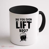 Funny Ski Do You Even Lift Snowboard Skiing Coffee Mug thumb 1