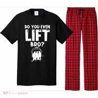 Funny Ski Do You Even Lift Snowboard Skiing Pajama Set thumb 0