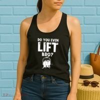 Funny Ski Do You Even Lift Snowboard Skiing Women's Tank Top thumb 2