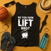 Funny Ski Do You Even Lift Snowboard Skiing Tank Top thumb 4