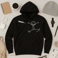 Frisbee Stickman Disc Golf Funny Ultimate Frisbee Game Hoodie thumb 3