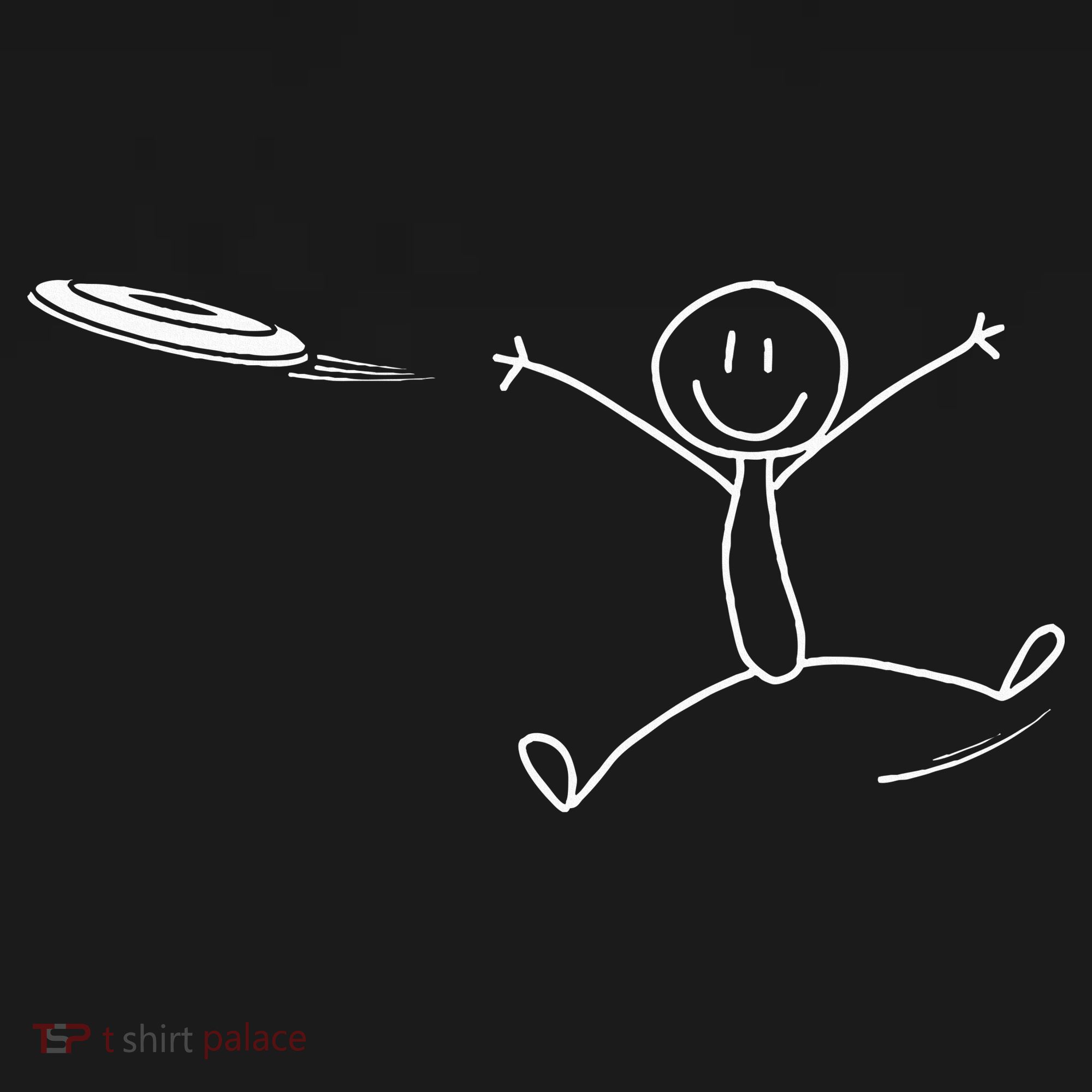 Frisbee Stickman Disc Golf Funny Ultimate Frisbee Game Button