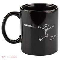 Frisbee Stickman Disc Golf Funny Ultimate Frisbee Game 11oz C Handle Ceramic Mug thumb 2