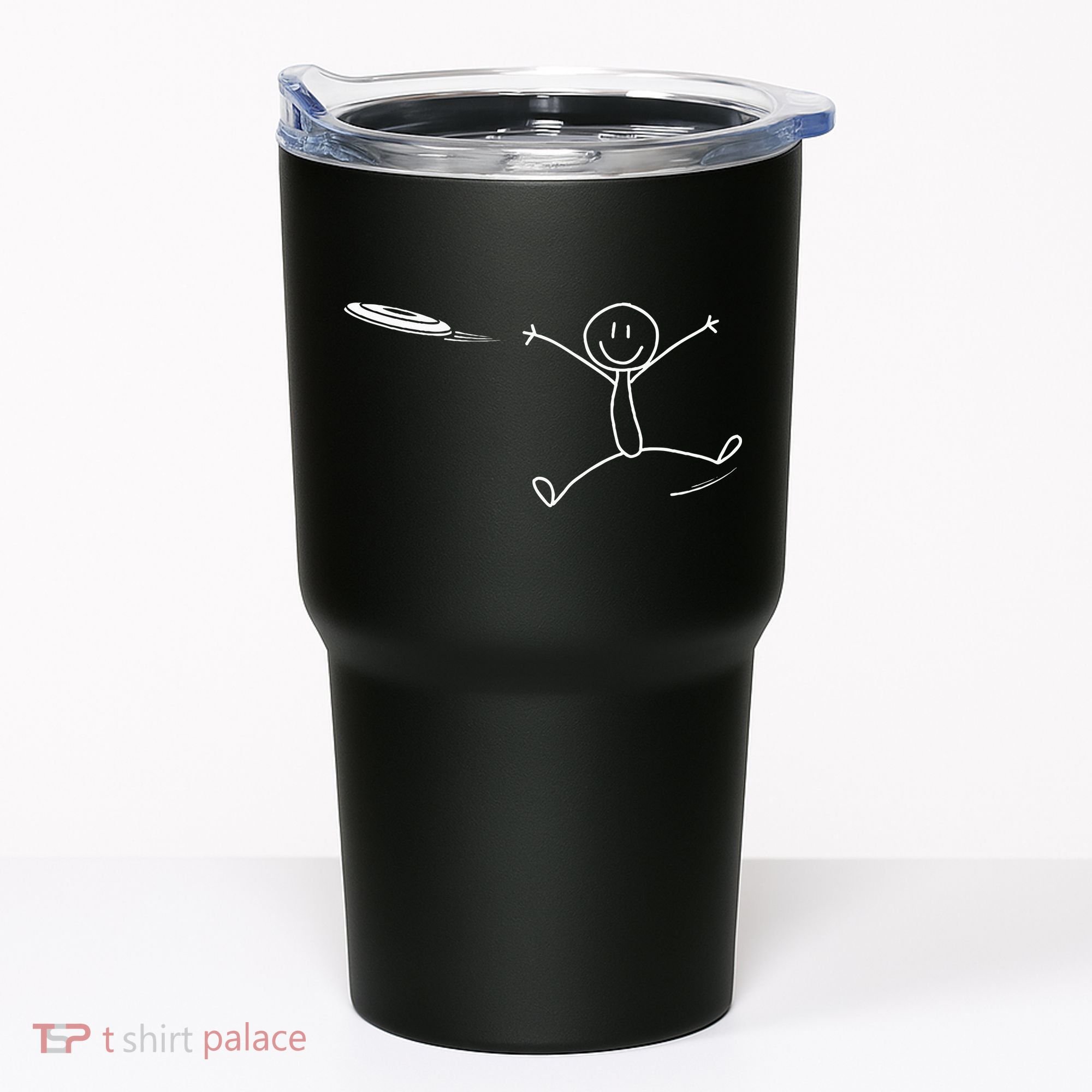Frisbee Stickman Disc Golf Funny Ultimate Frisbee Game Tumbler