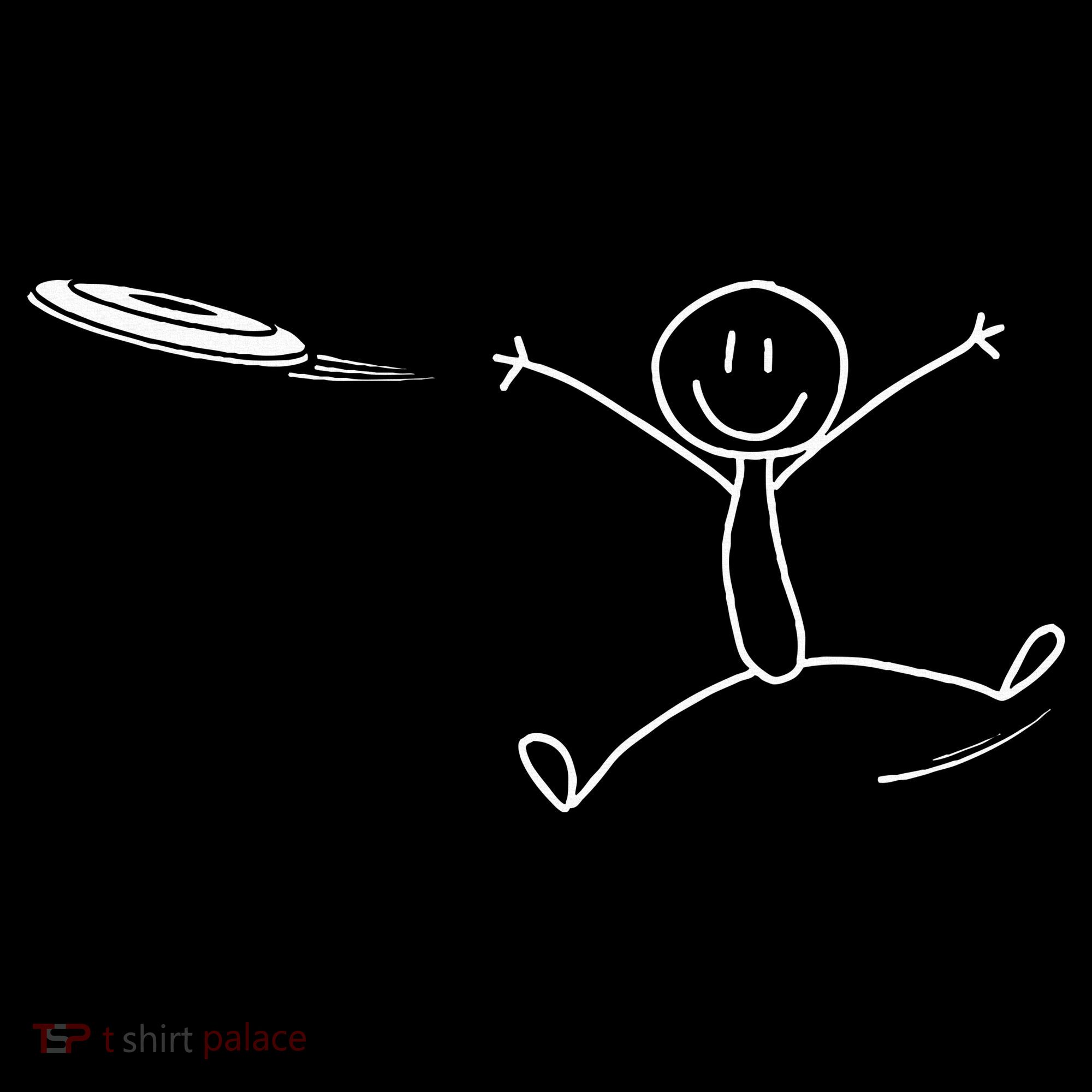 Frisbee Stickman Disc Golf Funny Ultimate Frisbee Game Ornament