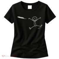 Frisbee Stickman Disc Golf Funny Ultimate Frisbee Game Women's T-Shirt thumb 0