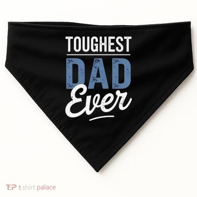 Father Survivor Dad Gift Idea Prostate Cancer Awareness USA-Made Doggie Bandana