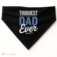 Father Survivor Dad Gift Idea Prostate Cancer Awareness USA-Made Doggie Bandana thumb 0