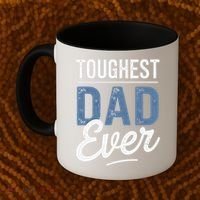 Father Survivor Dad Gift Idea Prostate Cancer Awareness Coffee Mug thumb 2