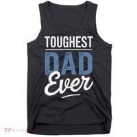 Father Survivor Dad Gift Idea Prostate Cancer Awareness Tank Top thumb 0