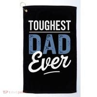 Father Survivor Dad Gift Idea Prostate Cancer Awareness Golf Towel thumb 0
