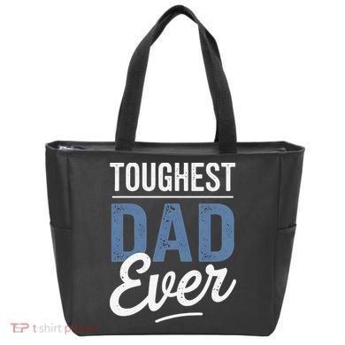 Father Survivor Dad Gift Idea Prostate Cancer Awareness Tote Bag