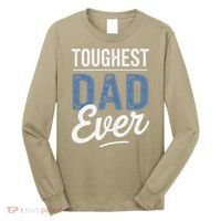 Father Survivor Dad Gift Idea Prostate Cancer Awareness Long Sleeve Shirt thumb 0