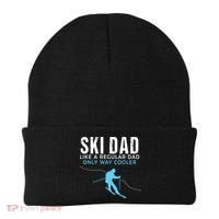 Funny Ski Dad Skier Beanie thumb 0
