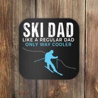 Funny Ski Dad Skier Coaster thumb 0