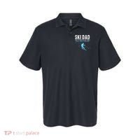 Funny Ski Dad Skier Polo thumb 0
