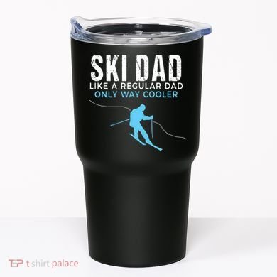 Funny Ski Dad Skier Tumbler
