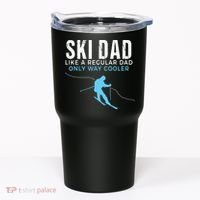 Funny Ski Dad Skier Tumbler thumb 0