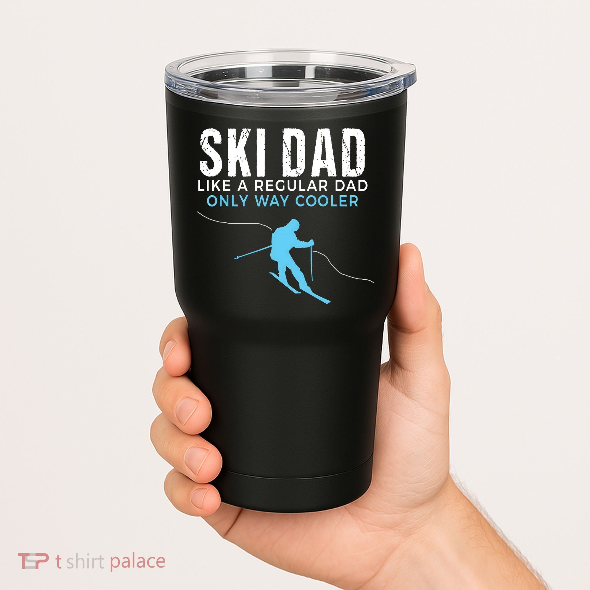 Funny Ski Dad Skier Tumbler