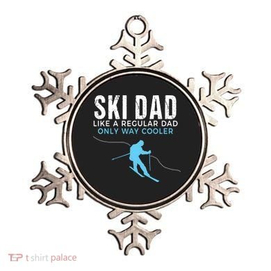 Funny Ski Dad Skier Ornament