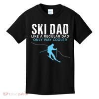Funny Ski Dad Skier Kids T-Shirt thumb 0