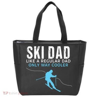 Funny Ski Dad Skier Tote Bag