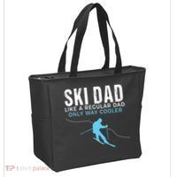 Funny Ski Dad Skier Tote Bag thumb 2