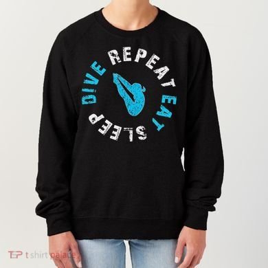 Funny Springboard Divers & Diving Board Game Gift Women's Sweatshirt