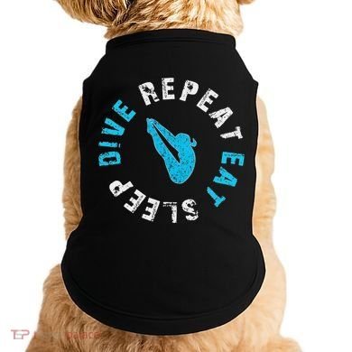 Funny Springboard Divers & Diving Board Game Gift Doggie Tank