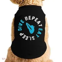 Funny Springboard Divers & Diving Board Game Gift Doggie Tank thumb 0