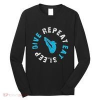 Funny Springboard Divers & Diving Board Game Gift Long Sleeve Shirt thumb 0
