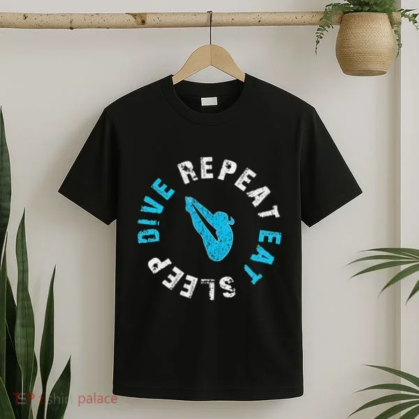 Funny Springboard Divers & Diving Board Game Gift T-Shirt